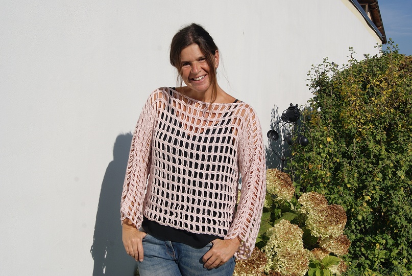 Loop / Shirt FEENROSE (für alle Größen leicht anzupassen)