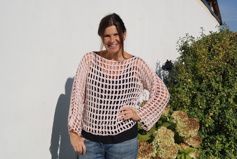 Loop / Shirt FEENROSE (für alle Größen leicht anzupassen)