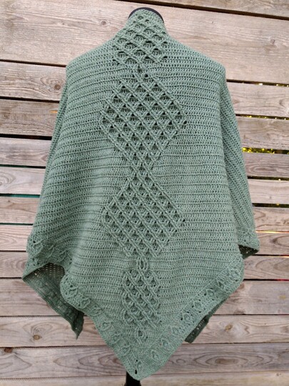 Häkelanleitung Tuch Arwyn