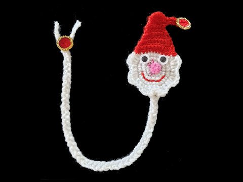 Lesezeichen Santa Wicht „Zipfelmütz“ Taschenbaumler Anhänger Reste Zwerg