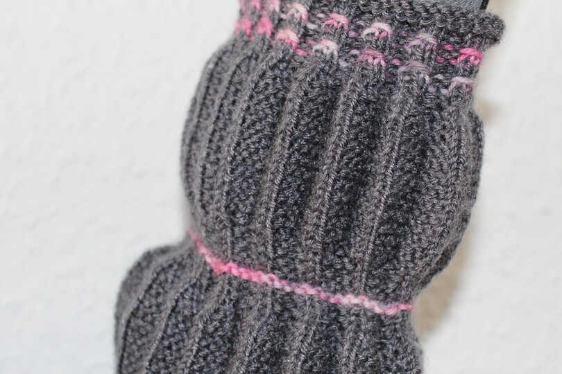 Strickanleitung - Sockenmuster im Wellenmuster