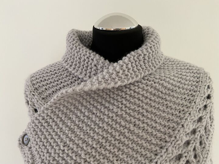 Strickanleitung - Kragenschal "Inverno"