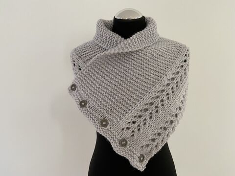 Strickanleitung - Kragenschal "Inverno"
