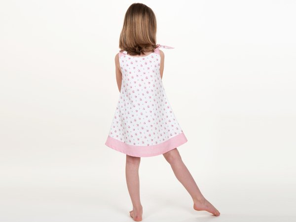 Girls dress pinafore sewing pattern with 3 variants, Ebook pdf