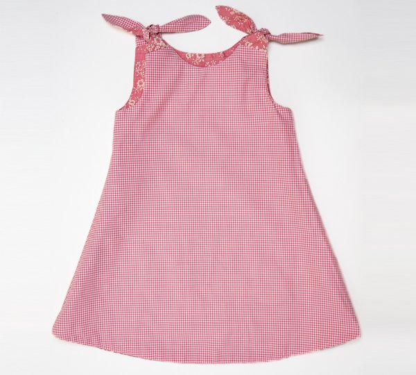 Girls Pinafore Dress PDF Pattern – 3 Variations (9M–12Y) Beginner-Friendly