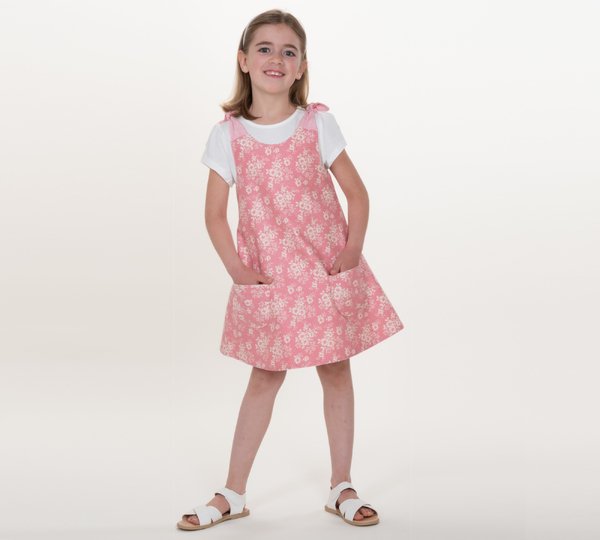 Schnittmuster Mädchenkleid STEFFI – Anleitung Datei Gr. 74/80–146/152