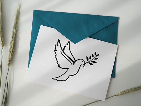 Plotterdatei "Taube"