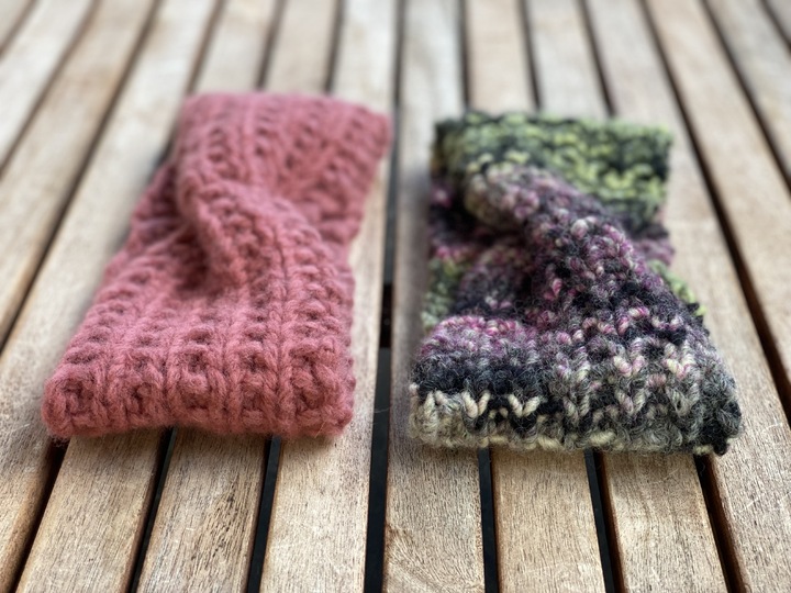 Anleitung Gestricktes Stirnband "Alpenglühen"