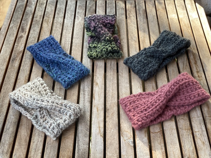 Anleitung Gestricktes Stirnband "Alpenglühen"