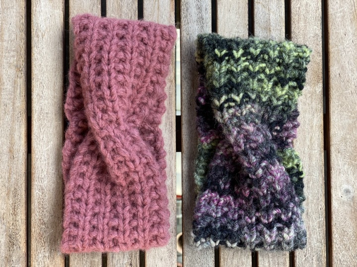 Anleitung Gestricktes Stirnband "Alpenglühen"