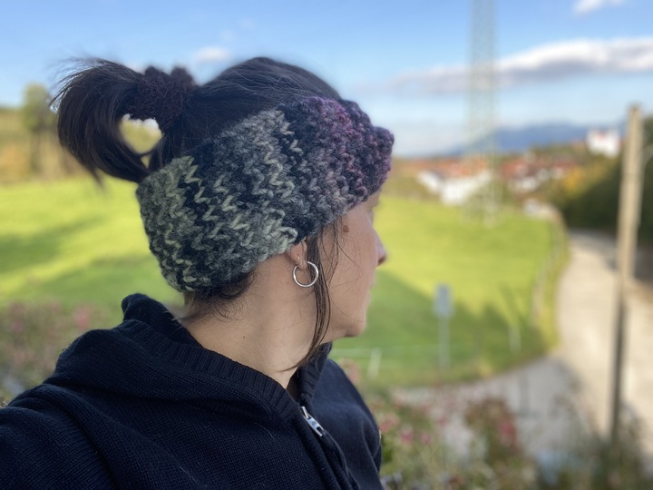 Anleitung Gestricktes Stirnband "Alpenglühen"