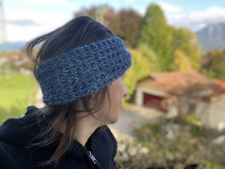 Anleitung Gestricktes Stirnband "Alpenglühen"