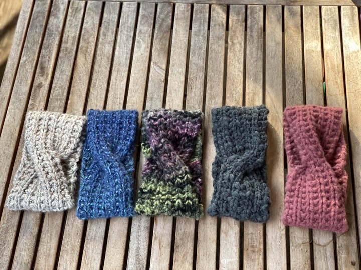 Anleitung Gestricktes Stirnband "Alpenglühen"