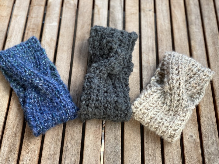 Anleitung Gestricktes Stirnband "Alpenglühen"