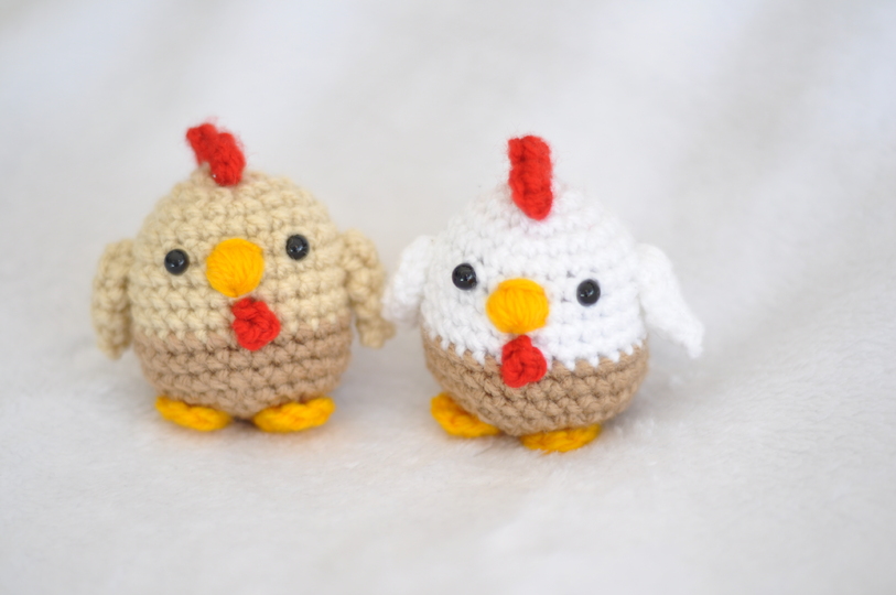 Häkelanleitung Türdeko Hühner, Herbst *anfängergeeignet*