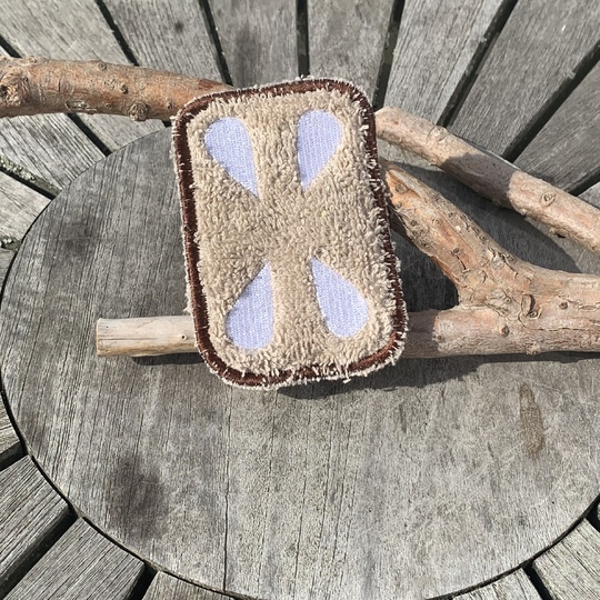 Abschminkpad Pfefferkuchen Stickdatei ITH 10x10 cm