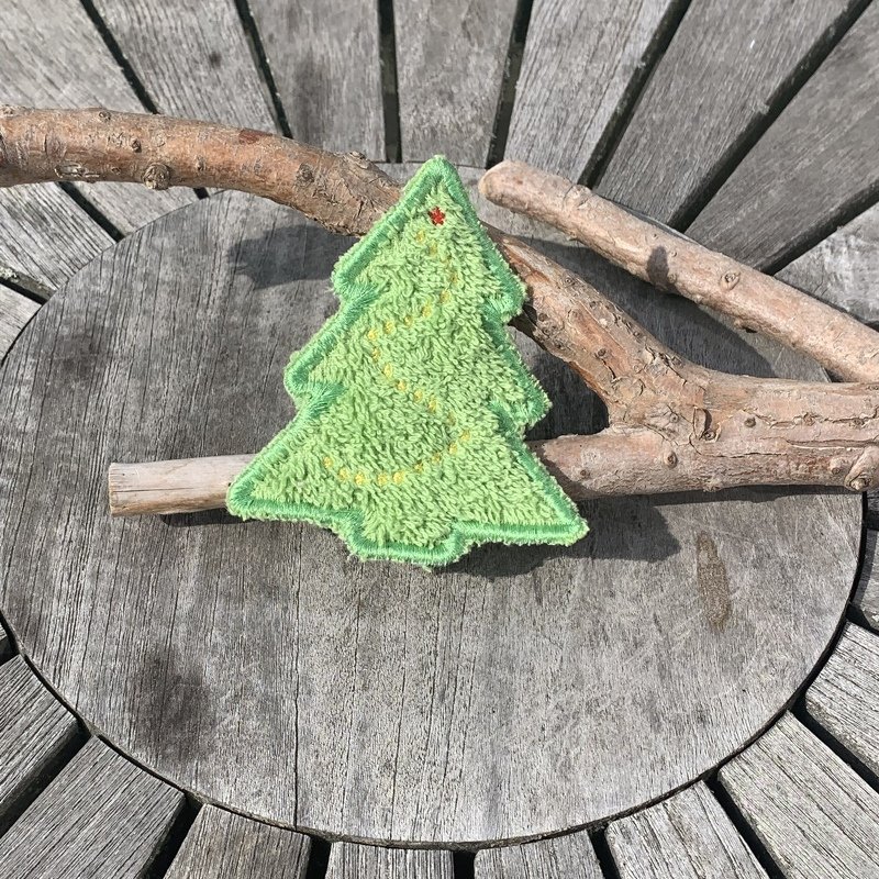 Abschminkpad Tannenbaum Stickdatei ITH 10x10 cm - Bild 2