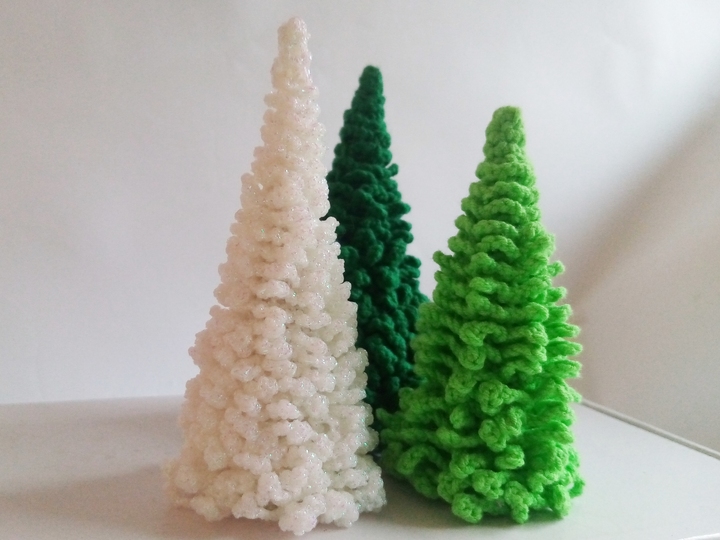 Christmas Trees. Crochet pattern
