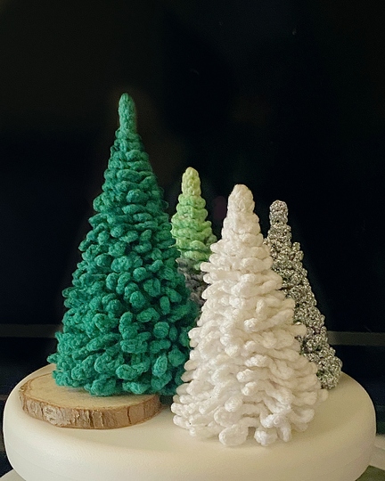 Christmas Trees. Crochet pattern