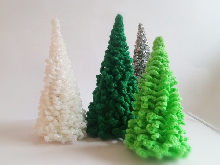Christmas Trees. Crochet pattern