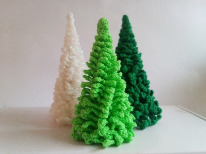 Christmas Trees. Crochet pattern