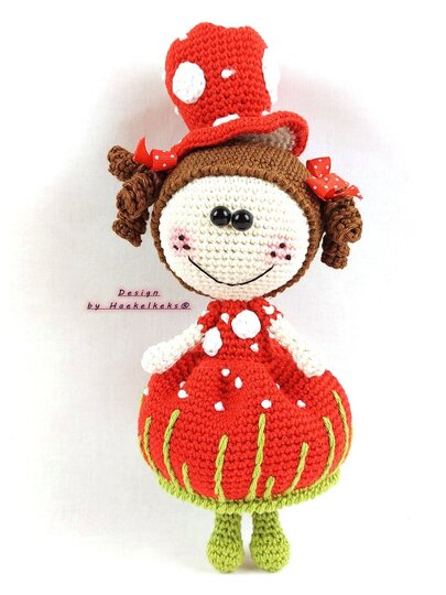 Ballerina "Frau Pilz" -- Häkelanleitung von Haekelkeks®