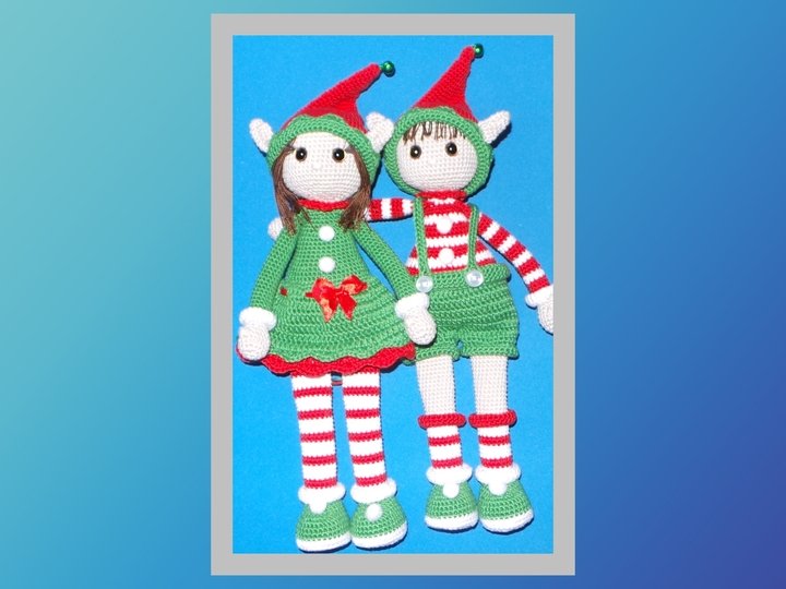 Häkelanleitung Weihnachtselfen