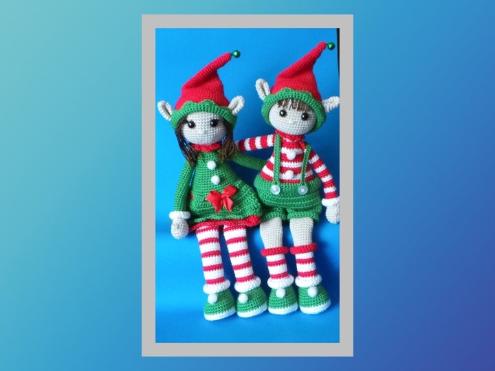 Häkelanleitung Weihnachtselfen