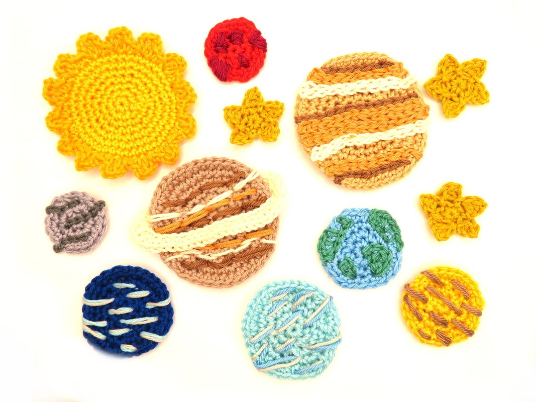Applikation Crochet Pattern   Planets - Image 2