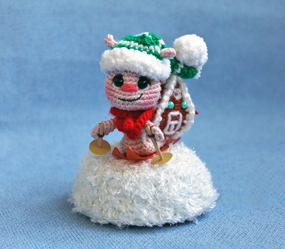 Weihnachten Schnecken. Weihnachtsmann und Elf - Bild 2