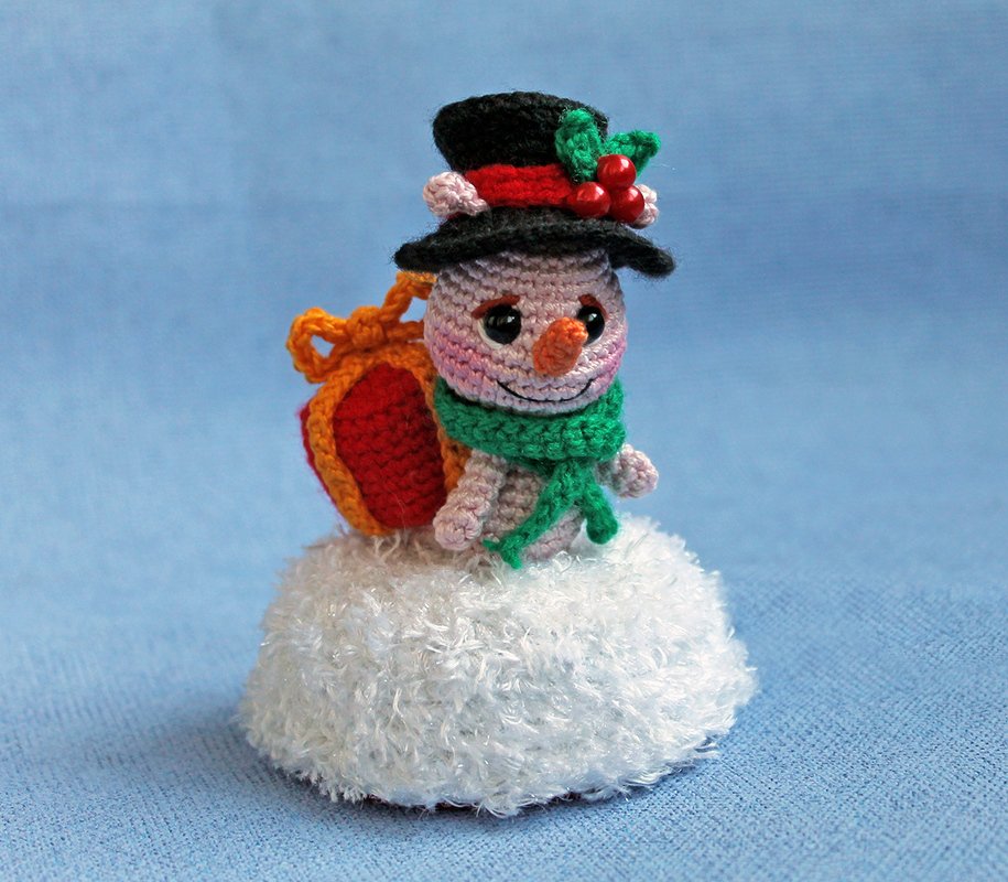 Weihnachten Schnecken. Schneemann und Hirsch - Bild 4