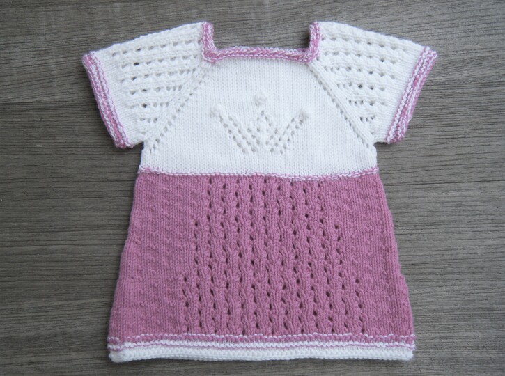 Knitting pattern dress "Princess"