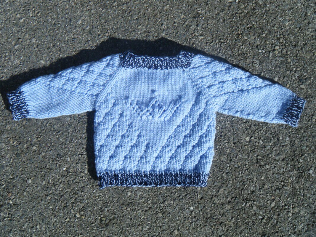 Knitting pattern sweater "prince" top down - Image 5