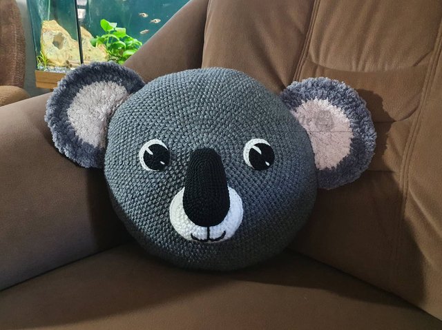 Häkelanleitung Kissen Koala