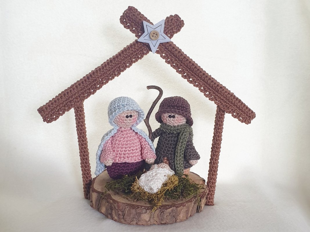 Häkelanleitung Die heilige Familie