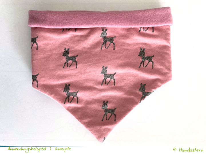 BANDALOO Winter. Dog bandana-scarf. Sewing Pattern