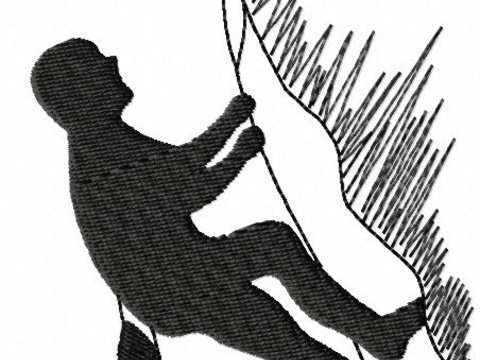 Stickdateien Klettern für den 10x10 und 13x18 Rahmen