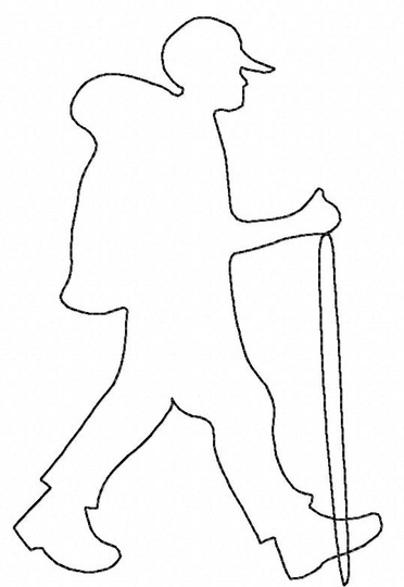 Stickdateien Wandern für den 10x10 und 13x18 Rahmen