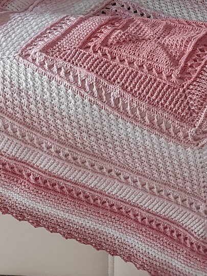 H&auml;kelanleitung f&uuml;r die Decke "a Romantic touch"