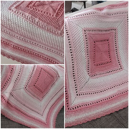 H&auml;kelanleitung f&uuml;r die Decke "a Romantic touch"