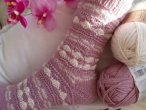 Sockenanleitung Strick trifft Häkel II