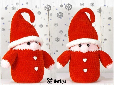 Häkelanleitung Weihnachtswichtel "Herby"