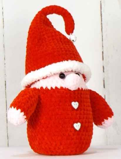 Häkelanleitung Weihnachtswichtel "Herby"