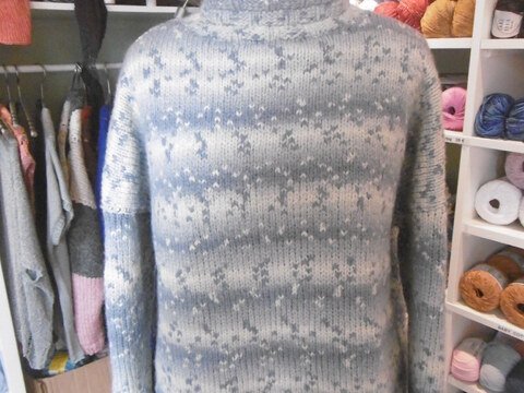 Anleitung Pullover "Schneegeflüster" jetzt neu in 2 Größen