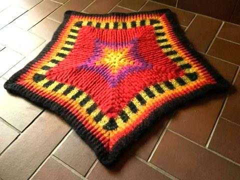 Filzteppich fünfzackiger STERNTALER