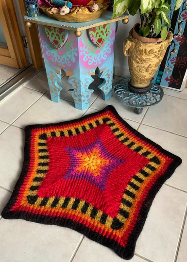 Filzteppich fünfzackiger STERNTALER