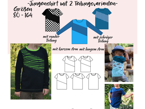 Anleitung Surf Line T-Shirt Langarmshirt