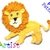 Lion Crochet Applique Pattern