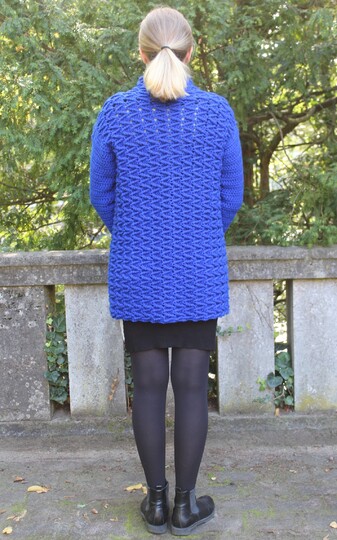 "Zick-Zack" Cardigan häkeln PDF-Anleitung