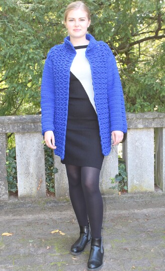 "Zick-Zack" Cardigan häkeln PDF-Anleitung